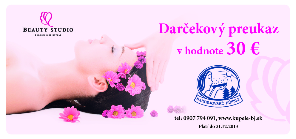 Darčekový poukaz Beauty